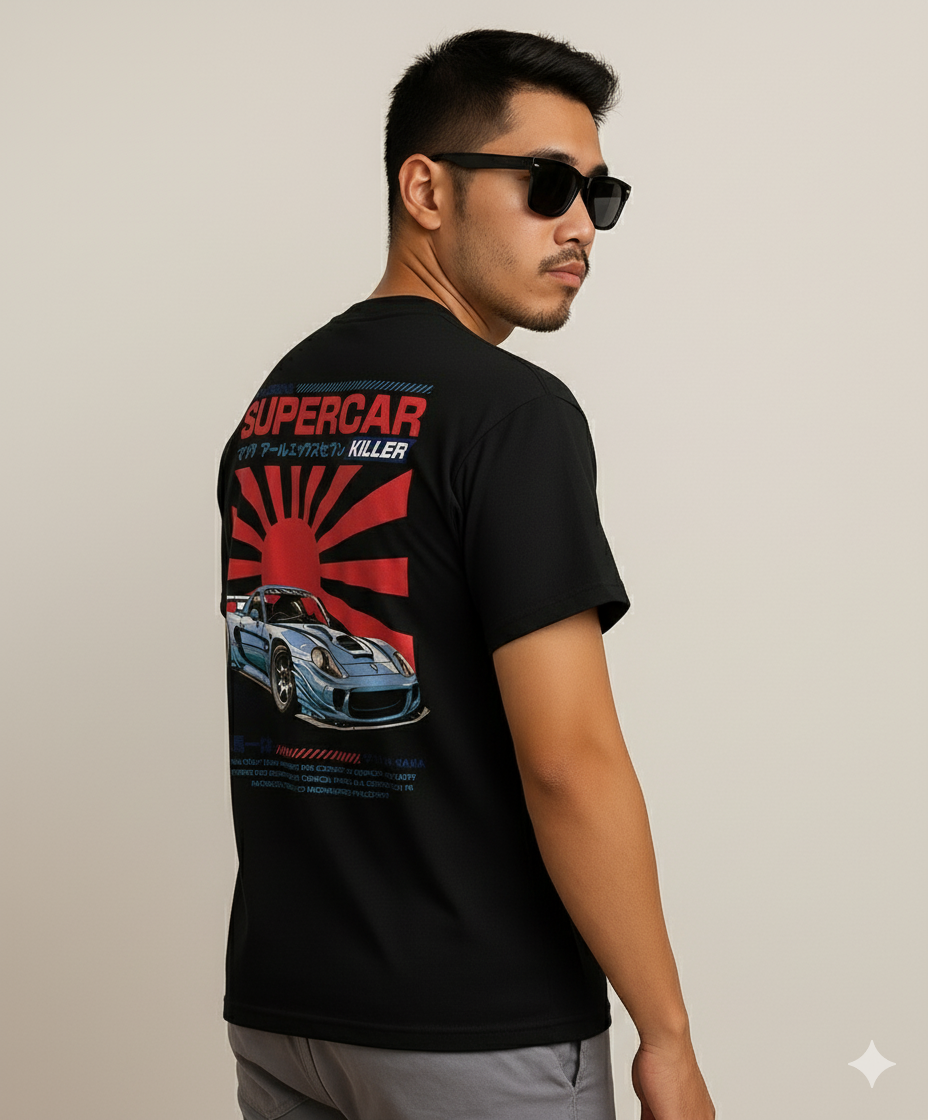 "Supercar Killer" T-Shirt - JDM Legend & Racing Spirit